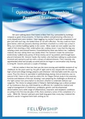 model personal statement
