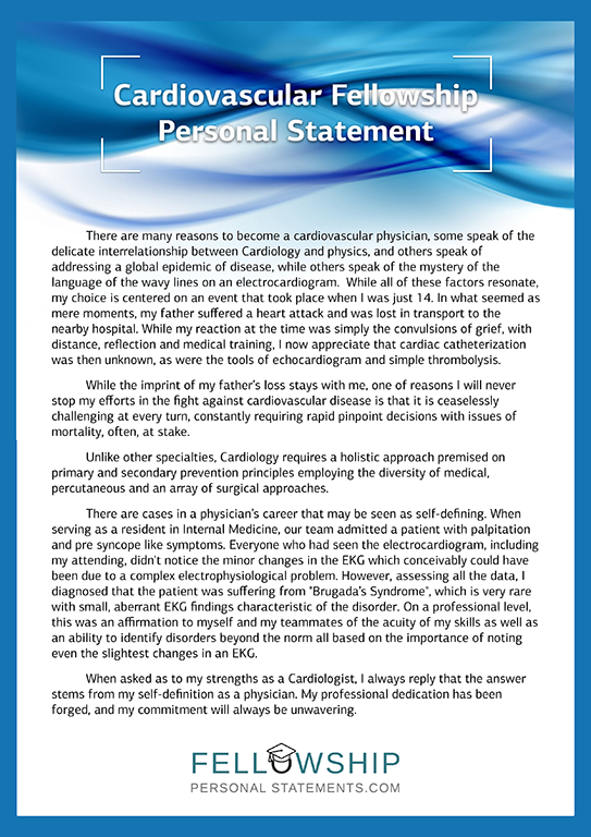 The Fellowship Personal Statement- What's The Deal? - RadsResident