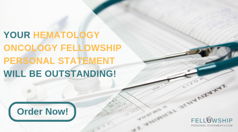 personal statement for hematology oncology fellowship