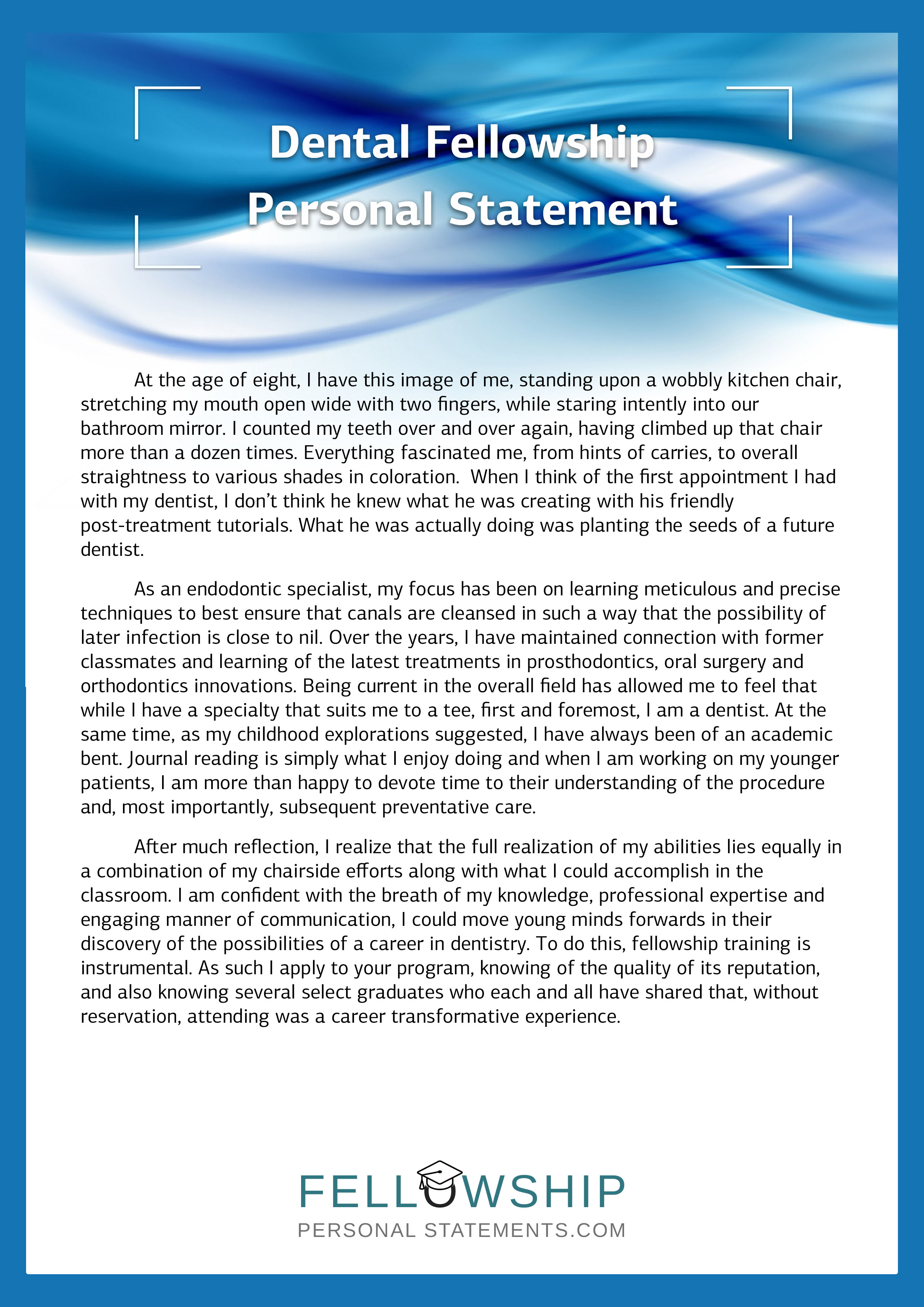 Buy a personal statement