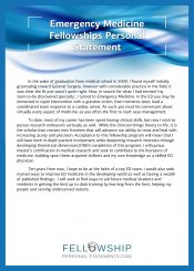 Pain fellowship personal statement