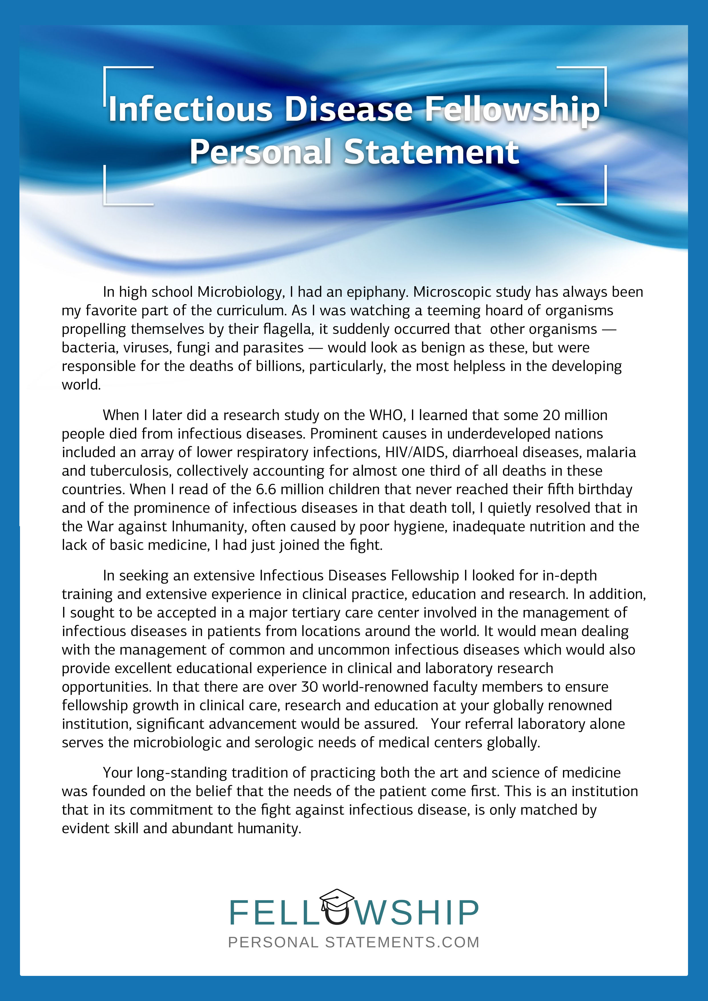 fellowship personal statement