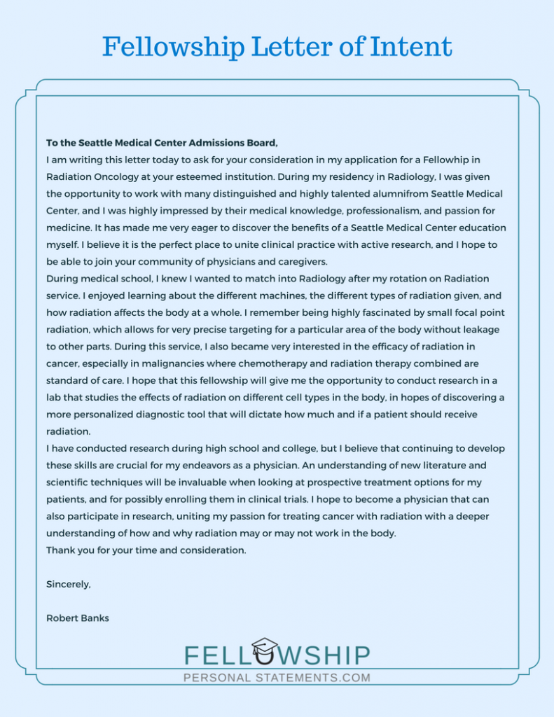 motivation letter for research fellowship